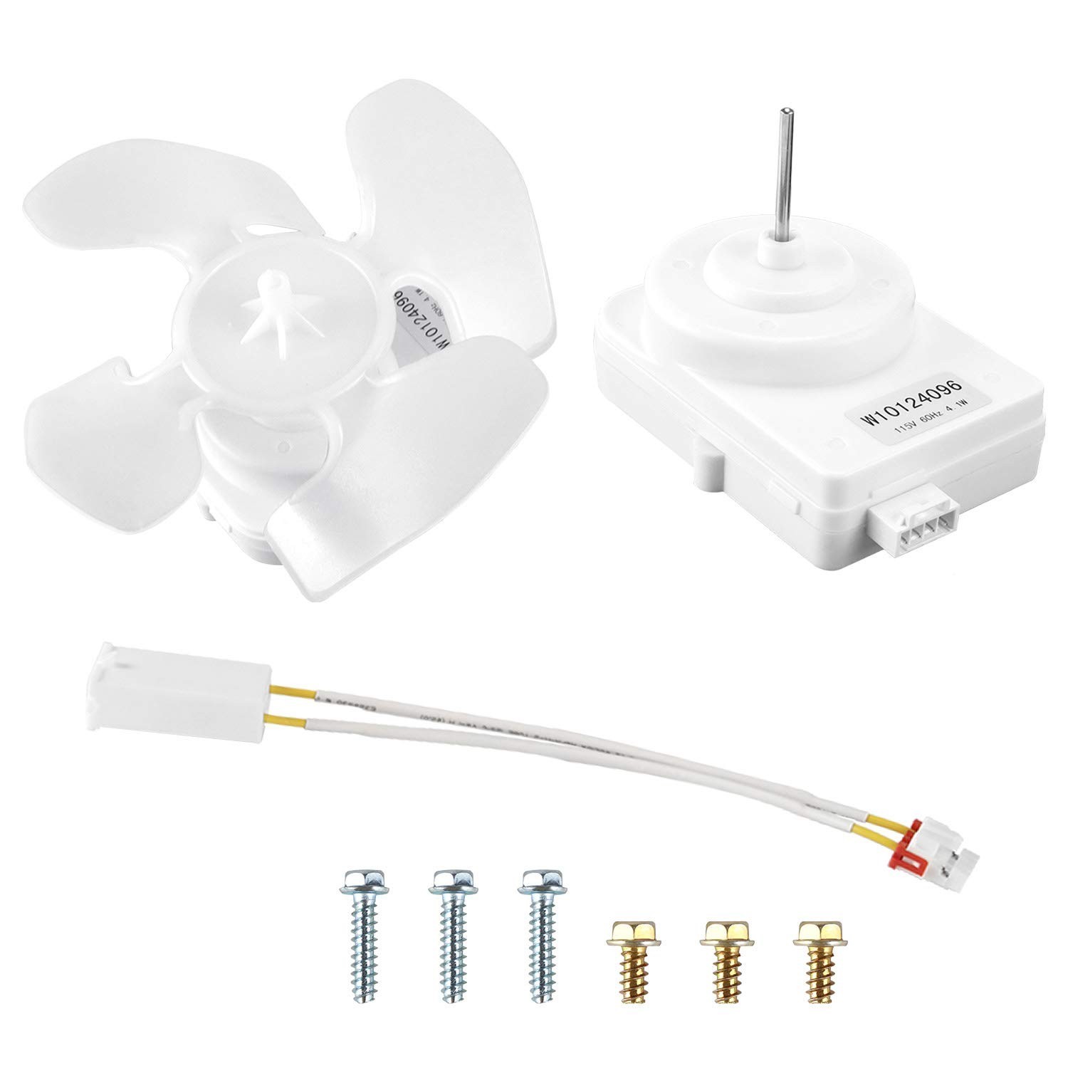 High Compatibility Refrigerator Condenser Fan Motor Kit – 120V, Easy Install