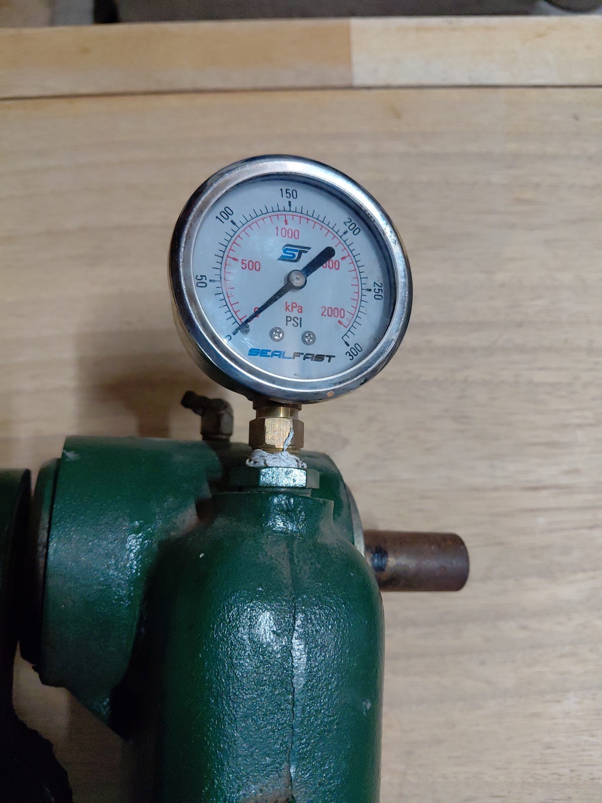 Du-All Spray Pump, 2GPM Single Cylinder Double Acting 340RPM Cast Iron Used