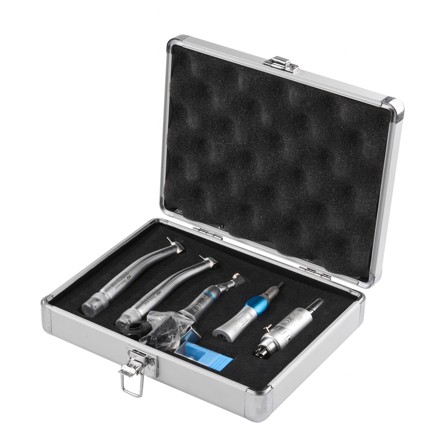 4H NSK Style Dental High Low Speed Handpiece Kit Wrench Type with Aluminum Box
