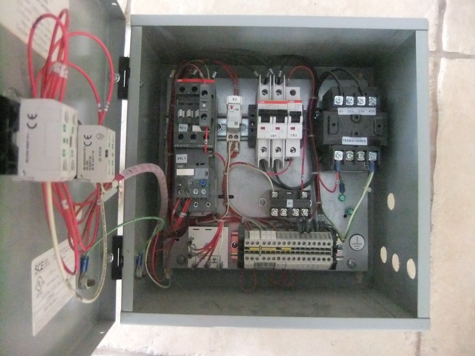 Paint Spray Booth Control Panel for Fan + Motor 3HP 230V Single Phase