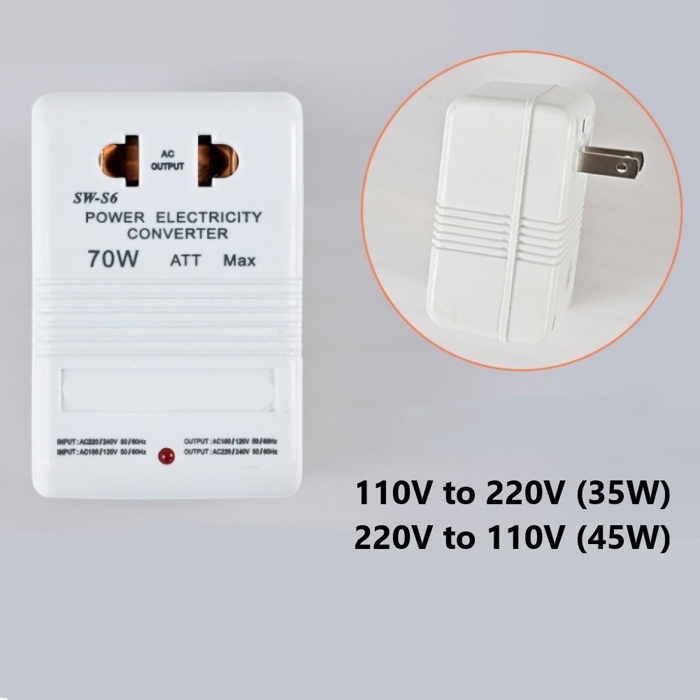 Step up OR Step Down Voltage Converter Transformer 70W 110V to 220V/20V to 110V