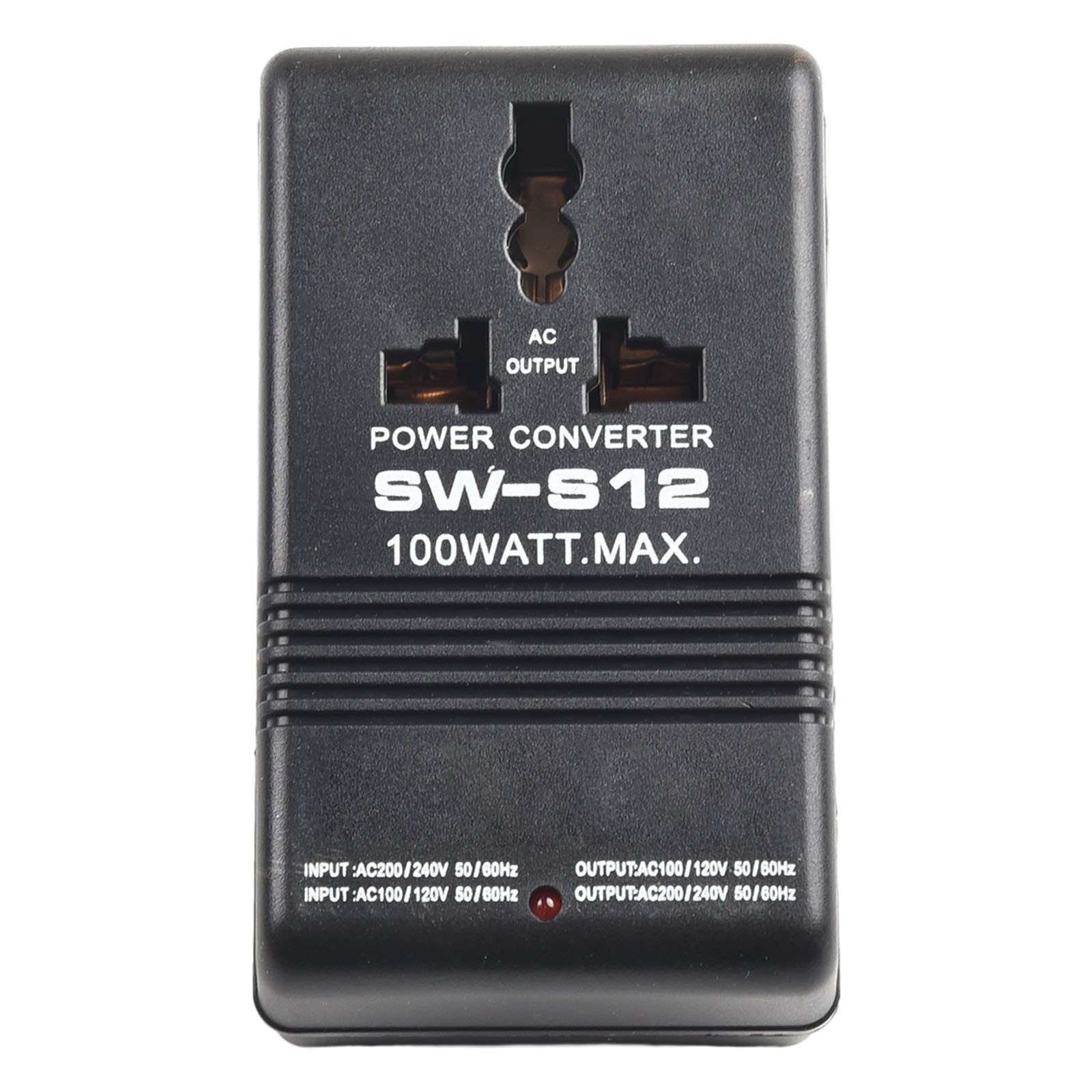 100W Portable Voltage Converter Transformer 110V 120V to 220V 240V or Reverse