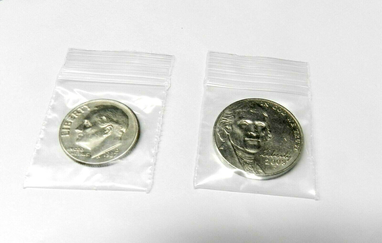 1000 Bags Reclosable 2mil Clear 1″ x 1″ Mini Poly Bags 1×1 Baggies 1,000 Pcs