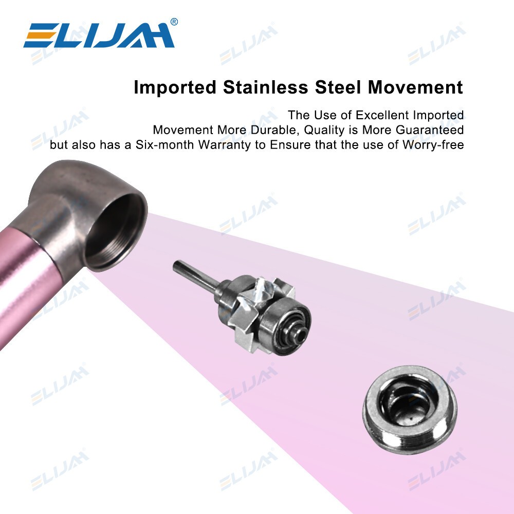 Dental High Speed/Slow Low Speed Handpiece Contra Angle Air Motor 2/4 Holes Kits