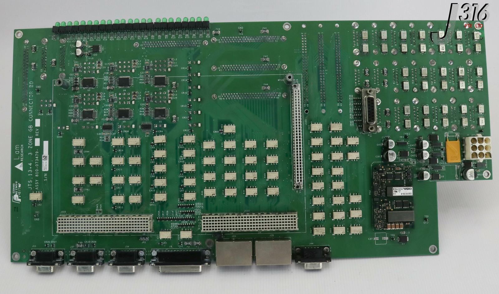 18461 LAM RESEARCH PCB JTS 13+4 3 ZONE GB CONNECTOR 810-073479-205