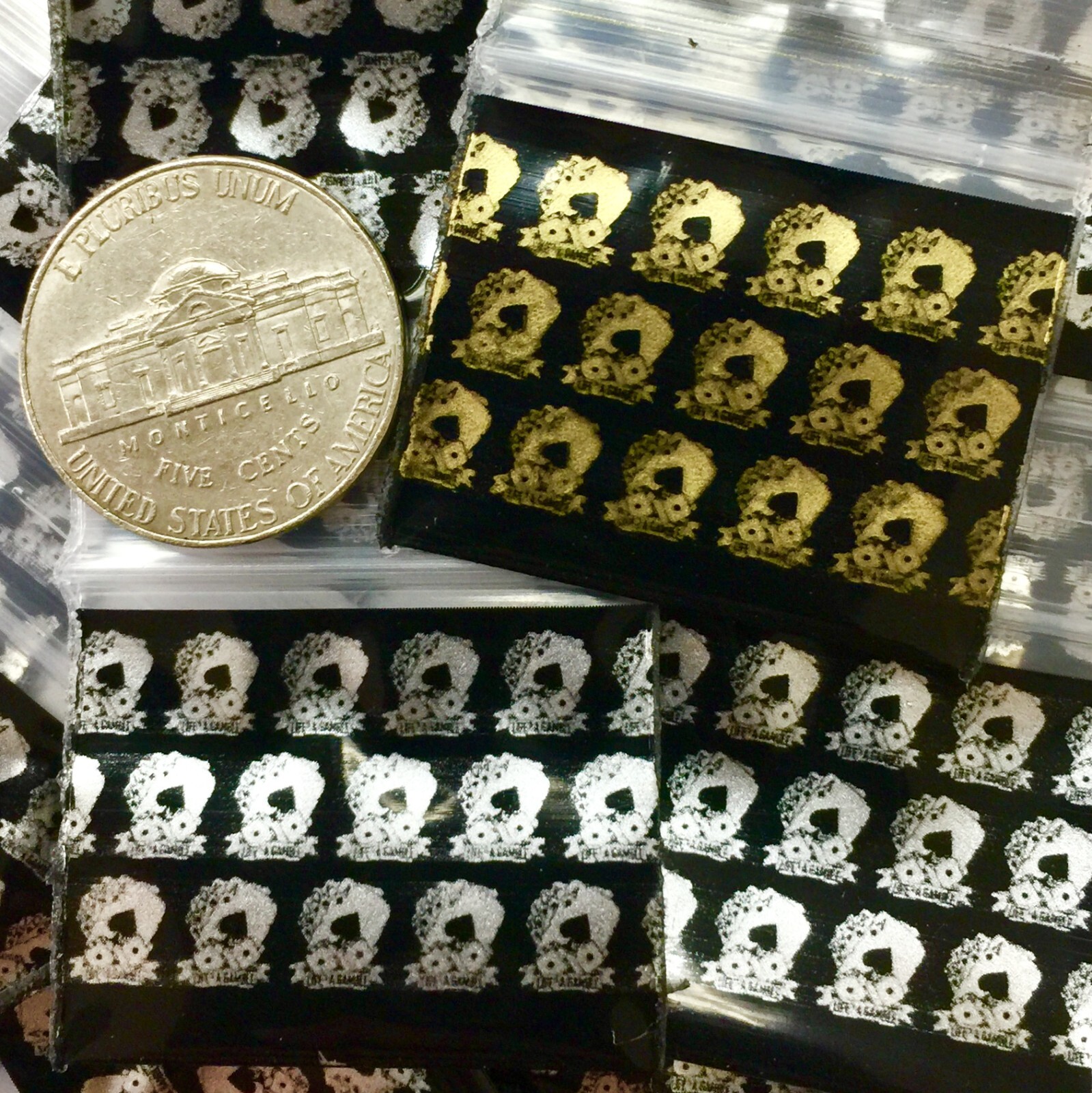 BaggiesSince1987 – 12510 Design ZipBags 1000PCS METALLIC 30 DSN MIX, READ DETAIL