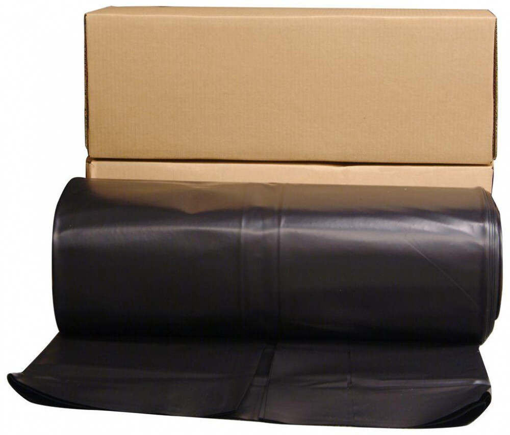 Plastic Sheeting HUSKY 12 ft. x 100 ft. Black 6 Mil Extra Heavy Duty Coverall
