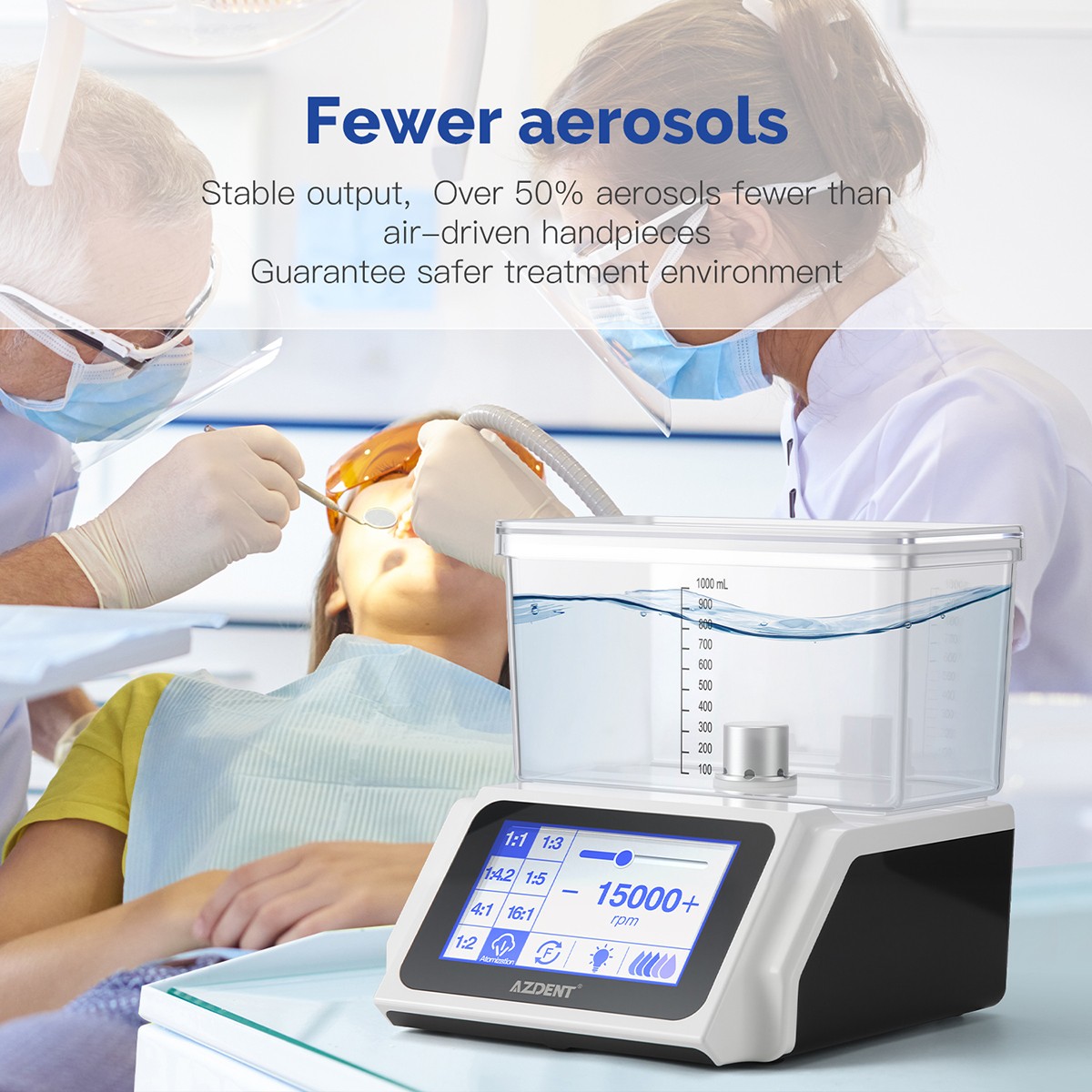Brushless Dental Electric Micro Motor Water System/1:1 1:5 1:4.2 LED Handpiece