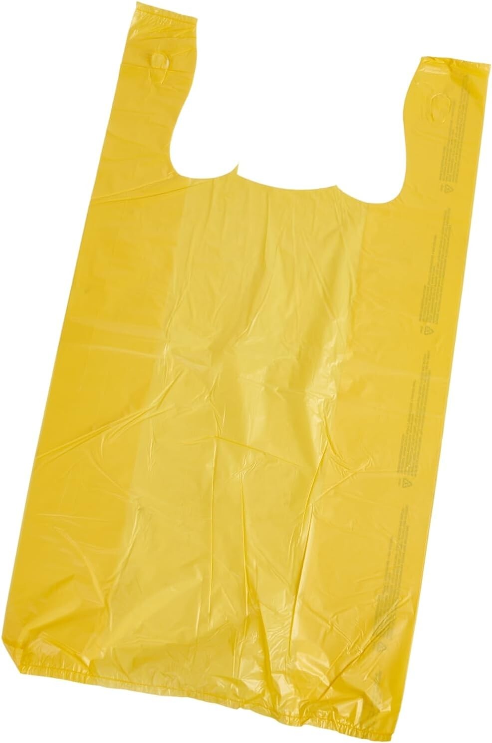 Yellow Plastic Shopping Bags 1000 Grocery Supermarket Merchandise 11″ x 6″ x 21″