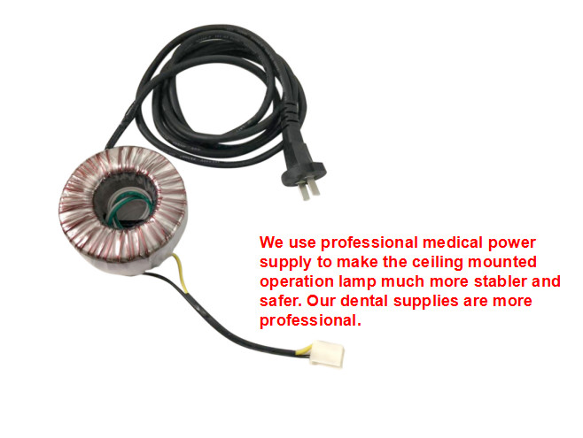 Ceiling-Mounted Oral Light Dental Operating Lamp 6 LED Lens Light With Arm JH-01