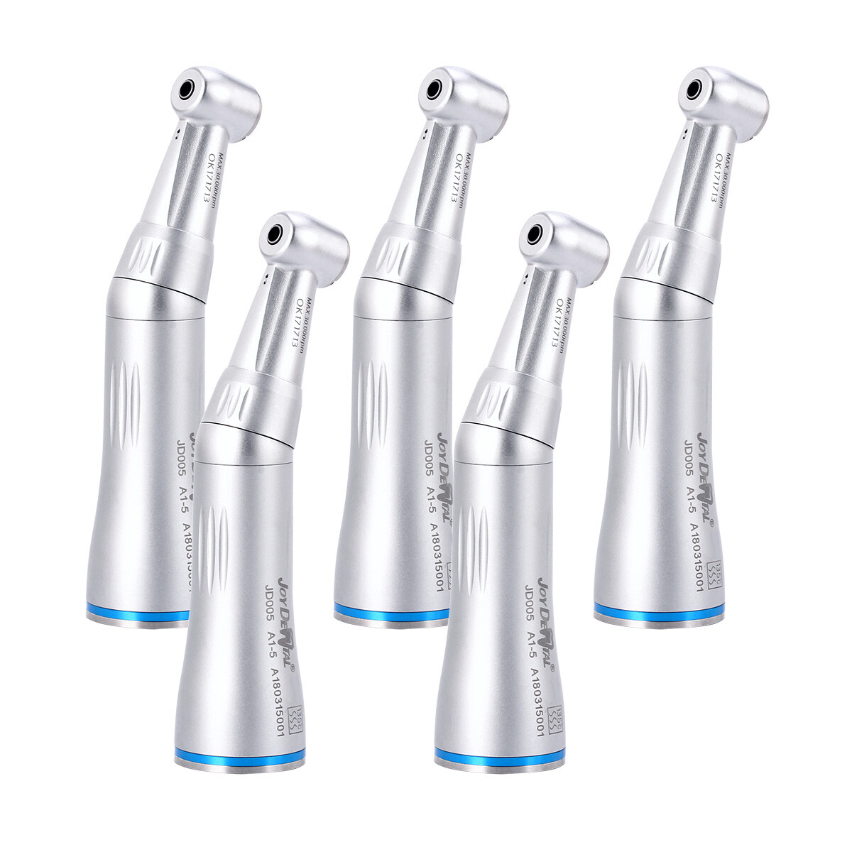 AZDENT Dental Contra Angle Inner Water Spray Slow Speed Handpiece Push Button