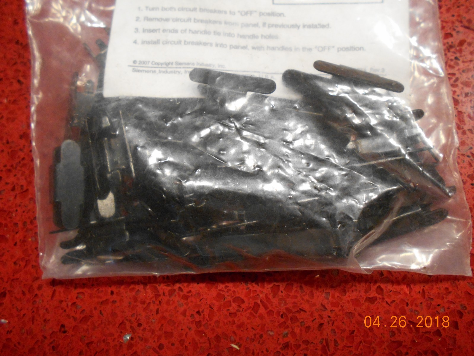 ELECTRICENTER ECQTH3 HANDLE TIE DEVICE (PKG 50) AKA QTH3 BX100HT