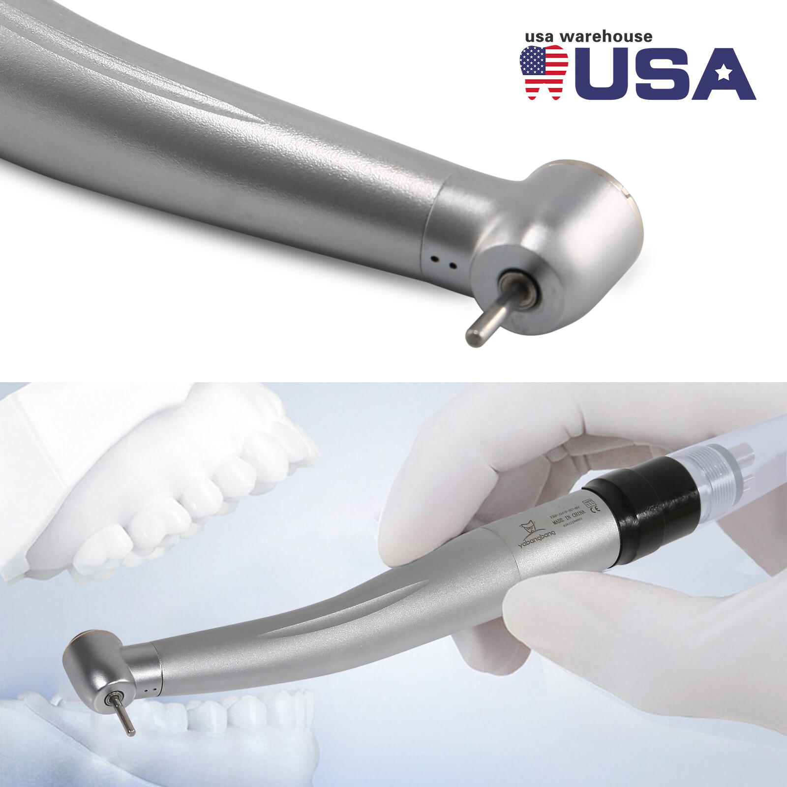 10*NSK Style Dental High Speed Turbine Handpiece Standard & 4Hole Coupler YBNK4