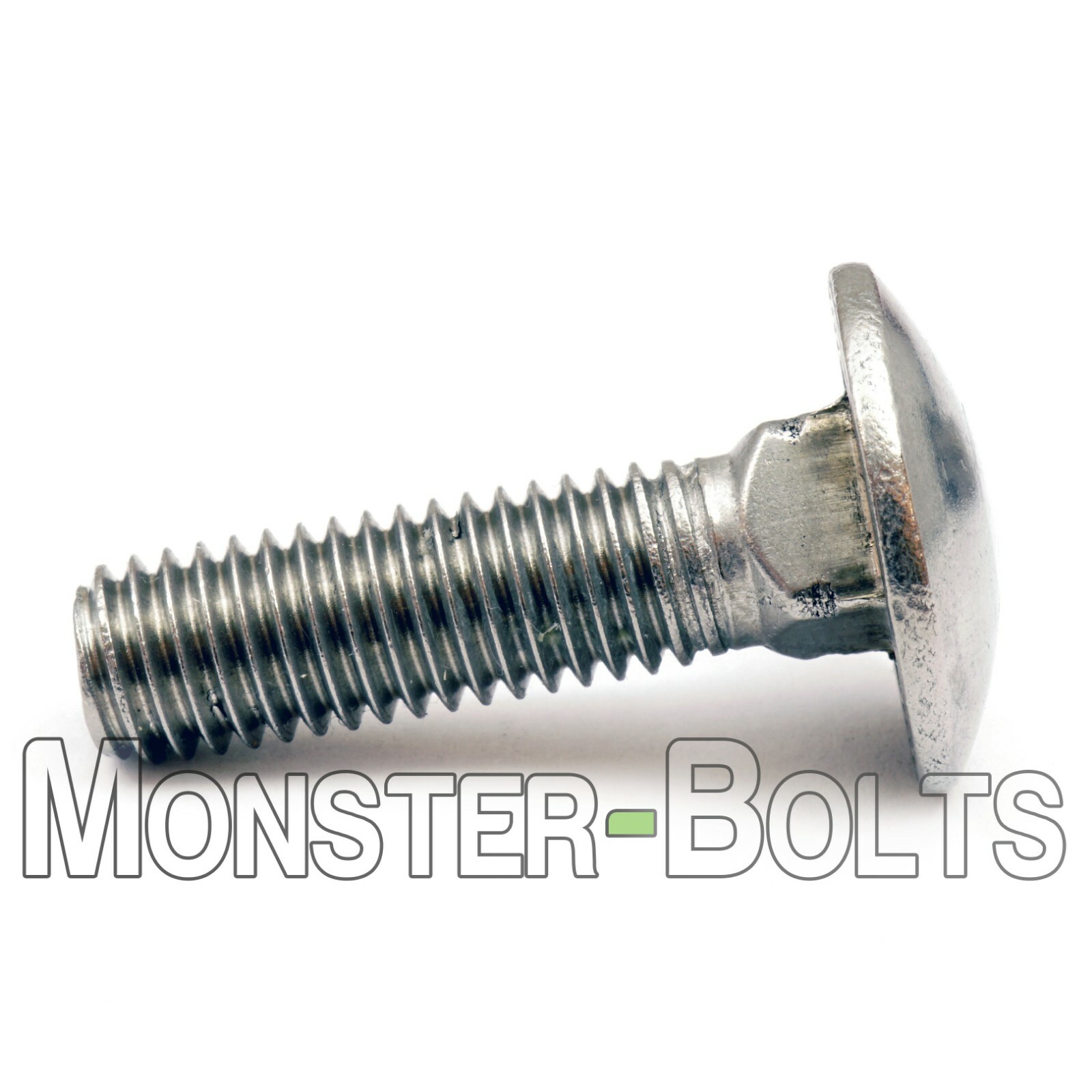 1/4-20 Stainless Steel Carriage Bolts, Square Neck, A2 / 18-8, aka Shaker Screen