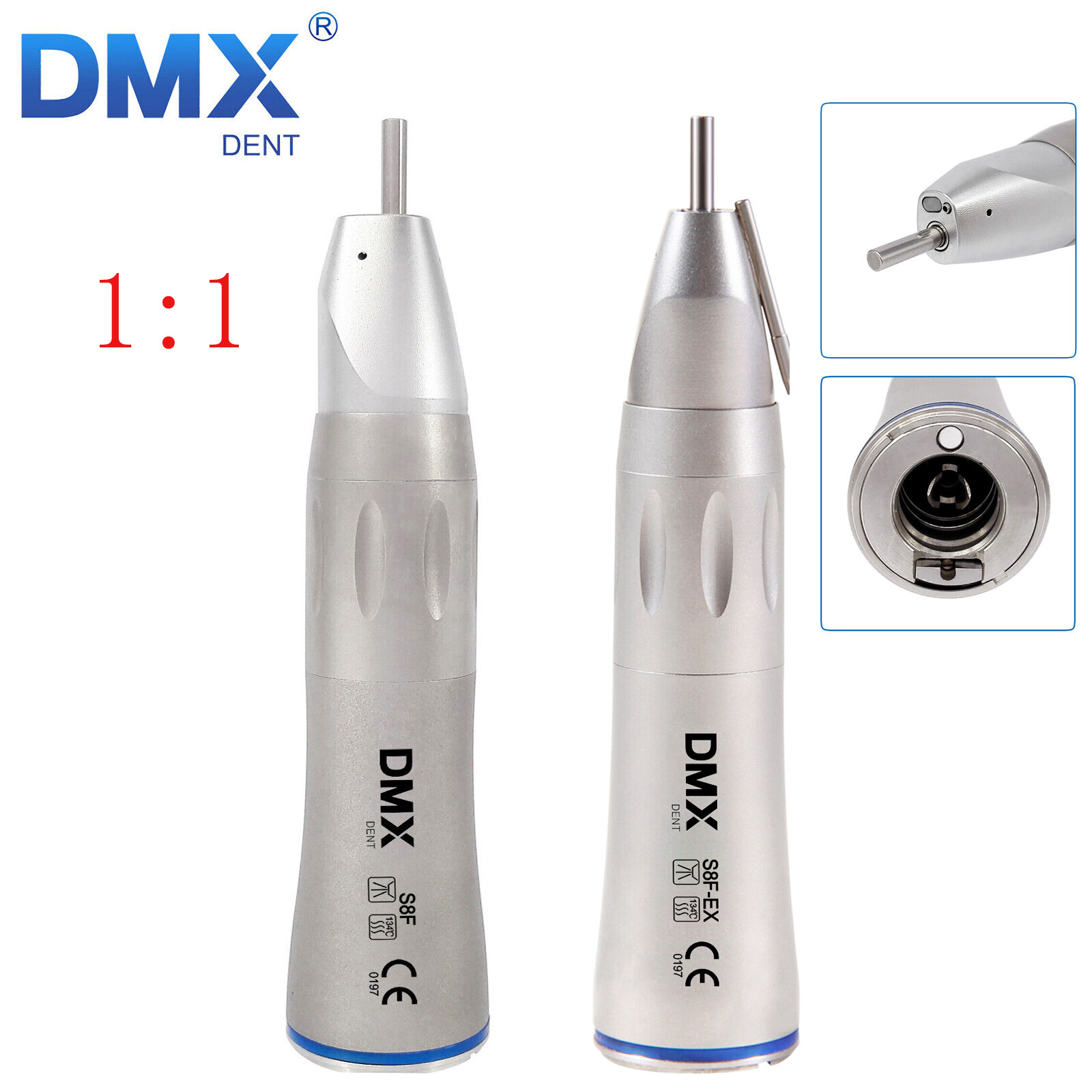DMXDENT Dental 1：1 Direct Drive Straight Handpiece For Surgical Implant NSK