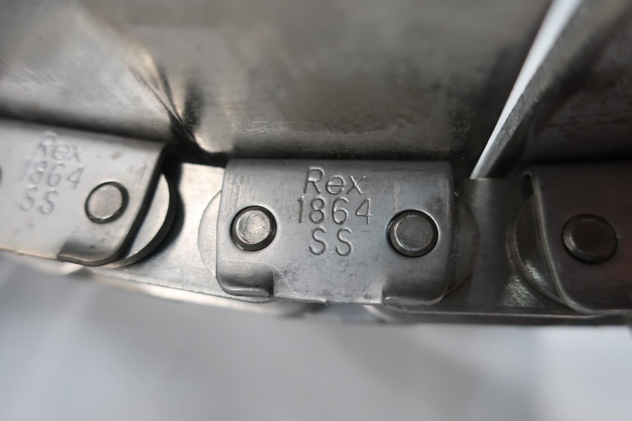 Rexnord 1864SSK7.5 CHN Tapletop Conveyor Chain 10ft 7-1/2in