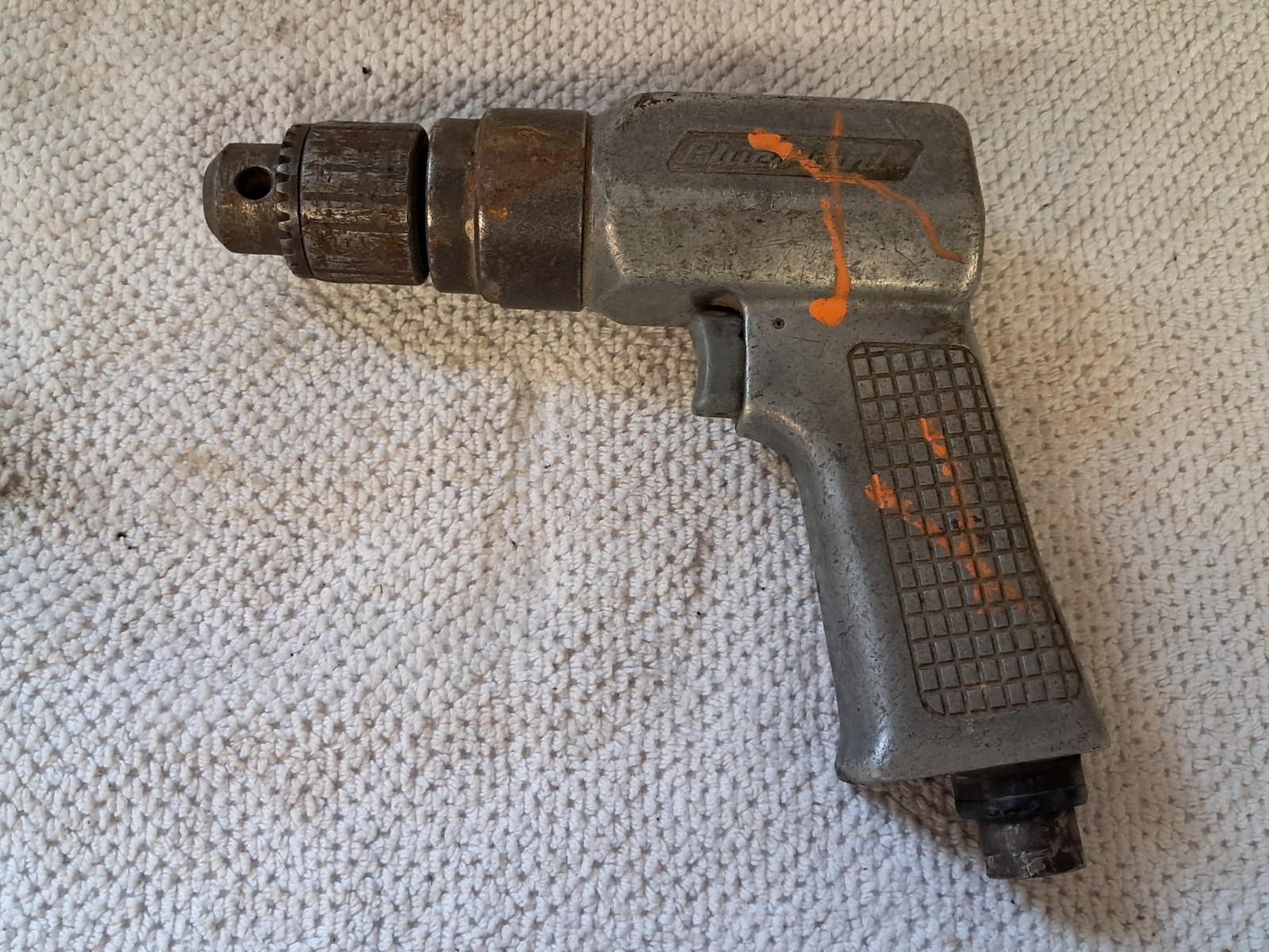 Vintage Mac and Blue Point Pistol Grip Pneumatic Air Drills Lot of 2 Works