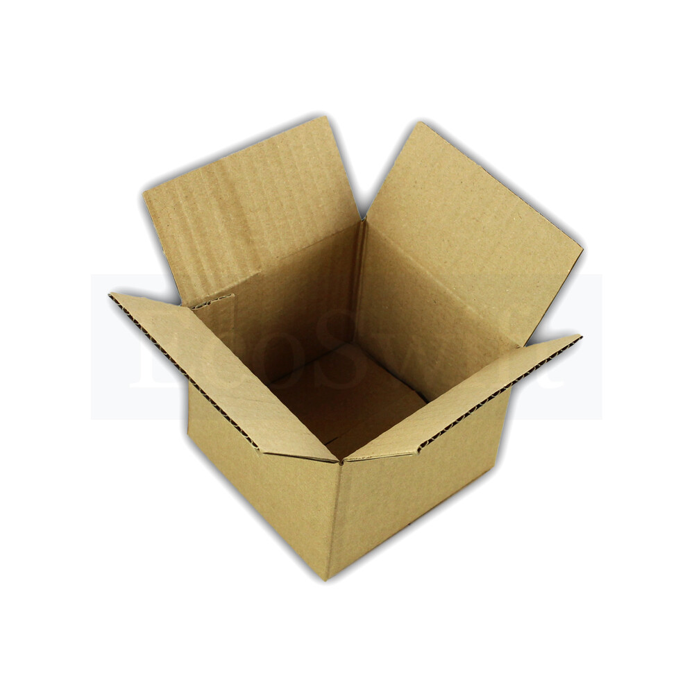 10 4x4x3 EcoSwift Cardboard Packing Moving Shipping Boxes Corrugated Box Cartons