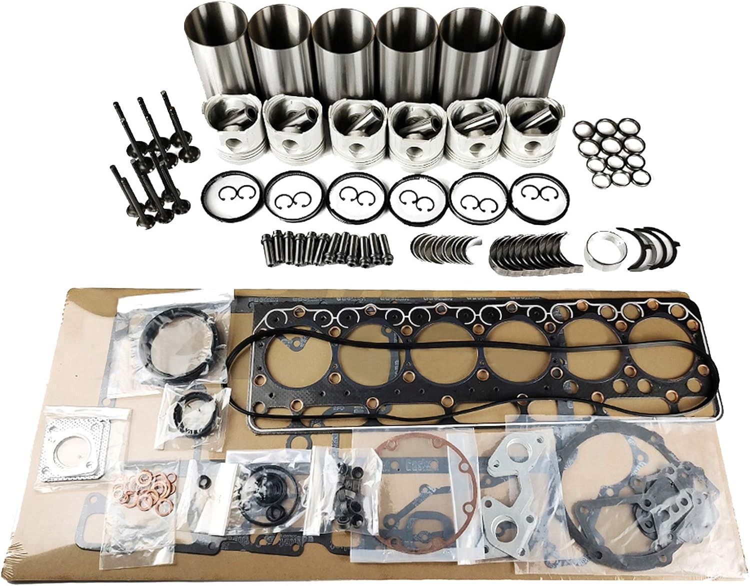 Overhaul Rebuild Kit For Doosan Daewoo DB58 DB58T DB58TIS Engine SOLAR 220LC-V