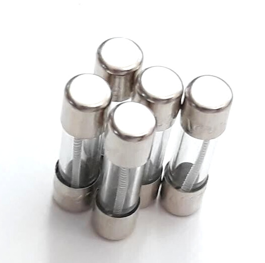 SET OF 5 NEW T0.5AL250V FUSES T0.5AL 250V 5mm x 20mm 0.5A SLOW BLOW