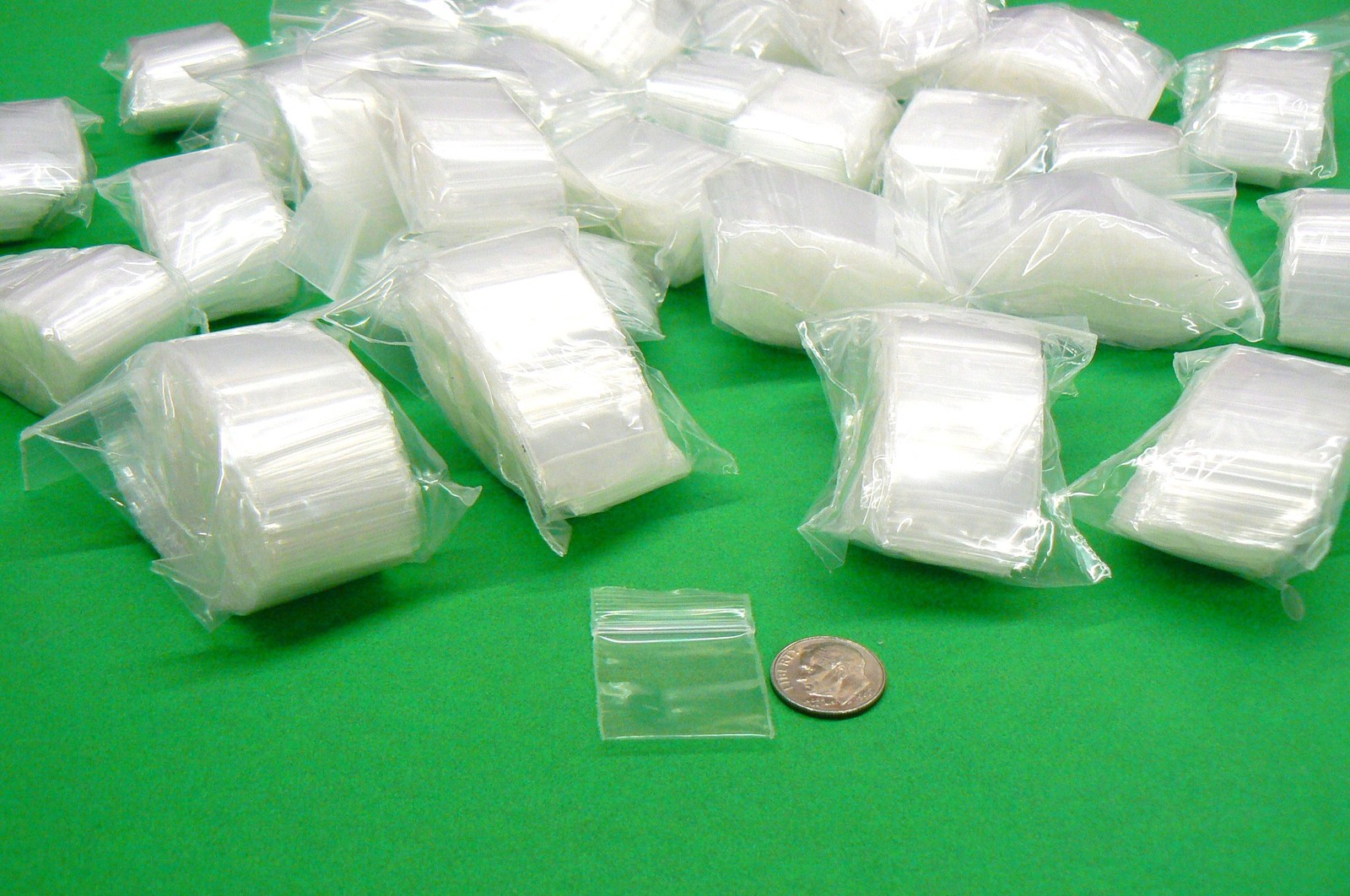 3000 Zip Seal 1×1 Bags Reclosable 2mil Slide Lock Small Mini Baggies 1x 1″