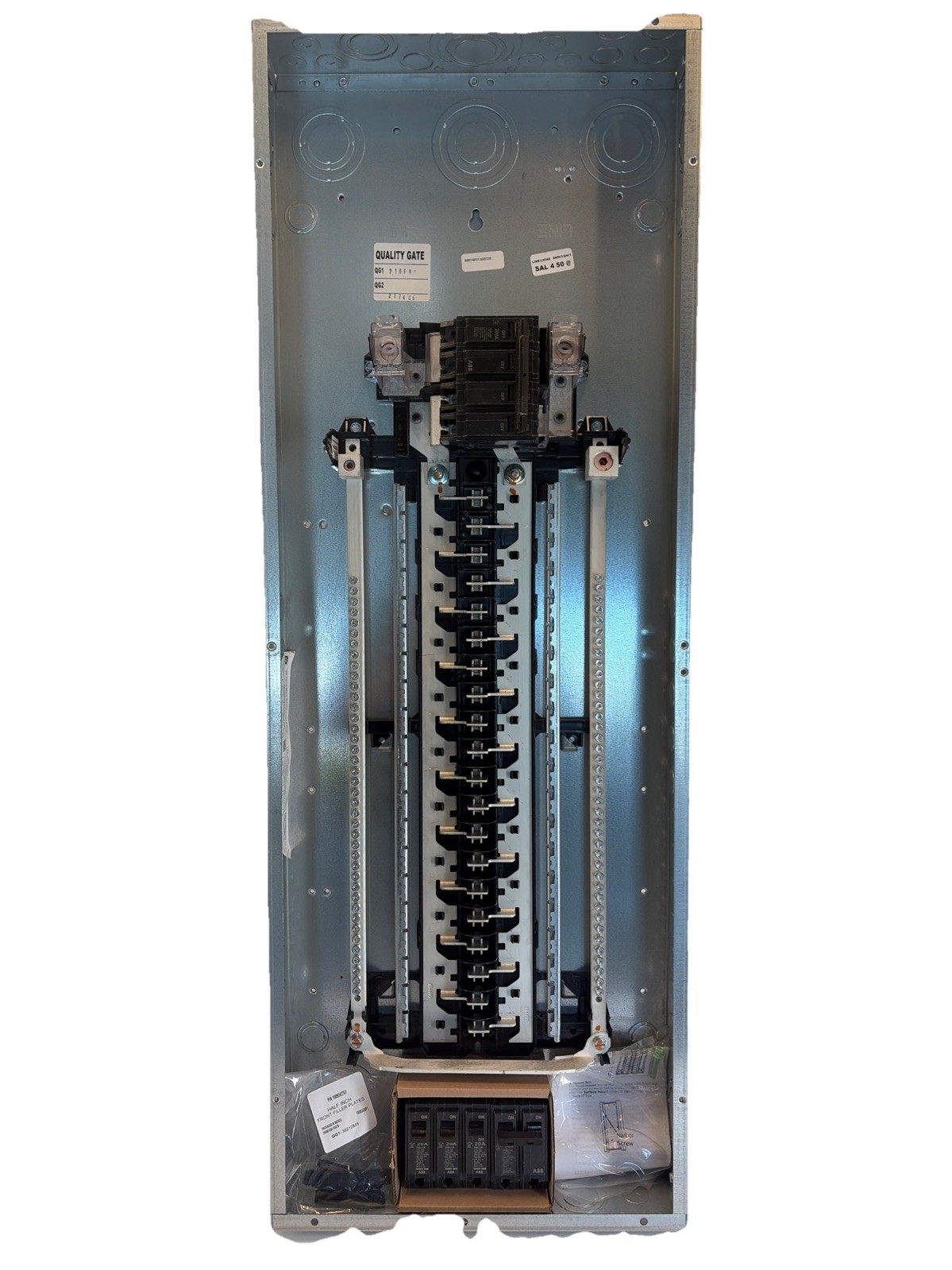GE 200 Amp 40 Space 80 Circuit Indoor Main Breaker Panel Value Pack TM4020C80K