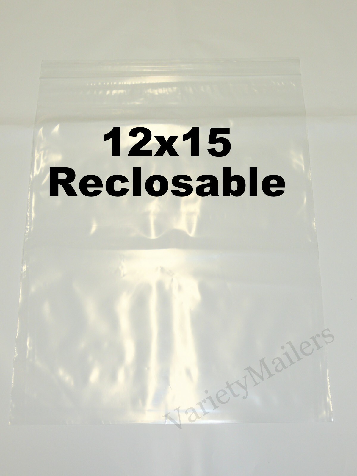 40 Resealable Storage Bags 12”x 15” Clear 4 Mil Extra Thick Zip-Top Bags 12×15