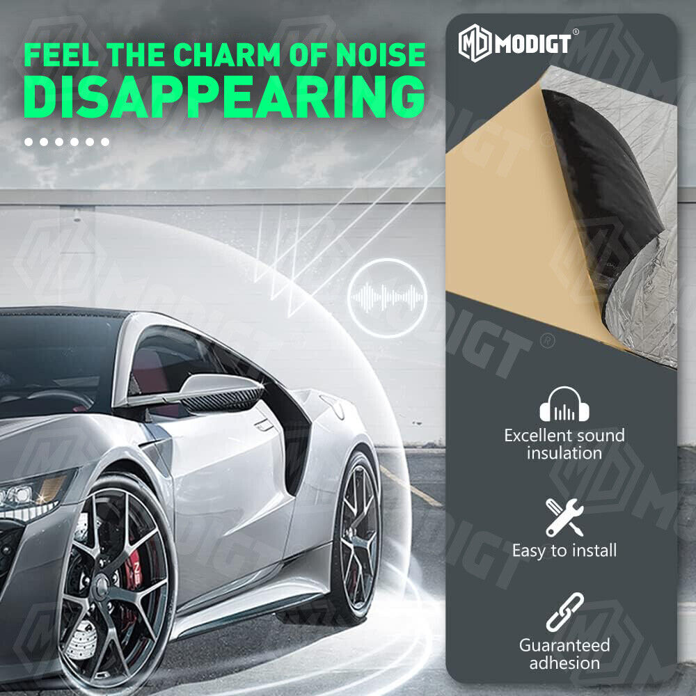 Self-adhesive Fireproof Sound Deadener Heat Insulation Mat For Car Hood Engine