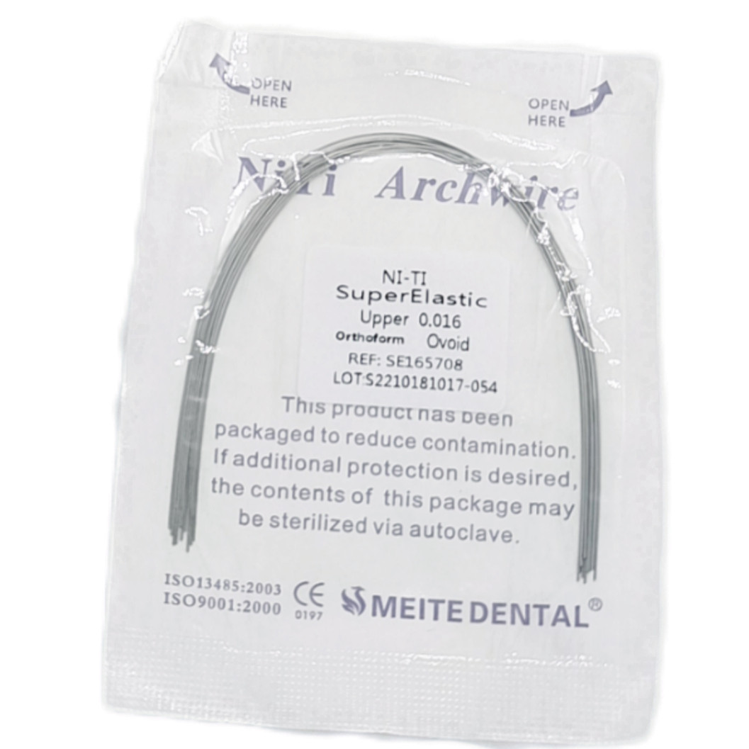 10 Bolsas Arcos de Ortodoncia Dental Redondos Niti Arco de Alambre Su