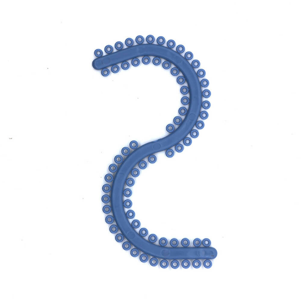 700 Pcs/Pack Dental Orthodontic Separator Blue S-Type Bomaoer