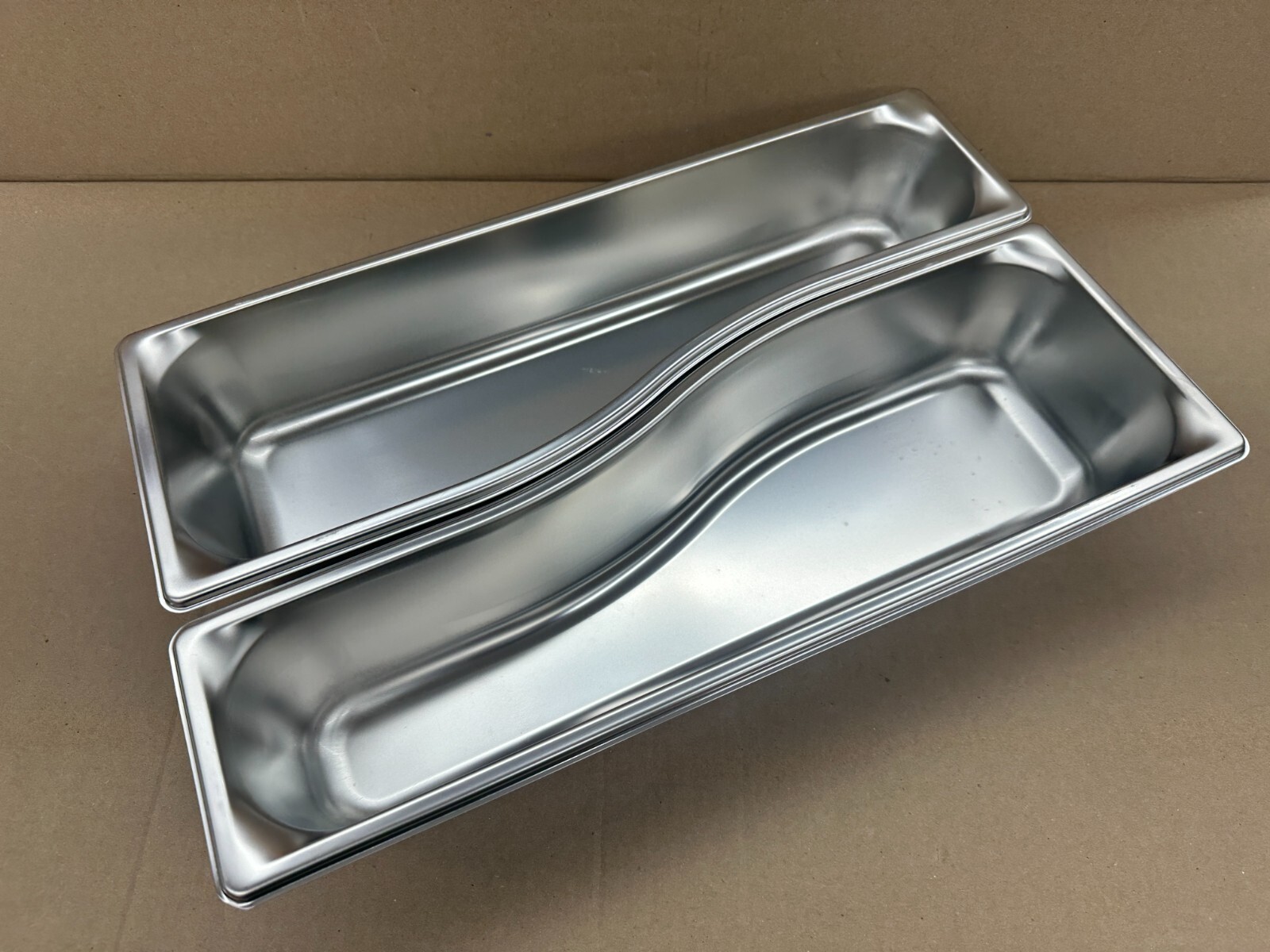 2 Vollrath Wild Pan 4″ Depth Stainless Steel Full Pan Size Restaurant NSF