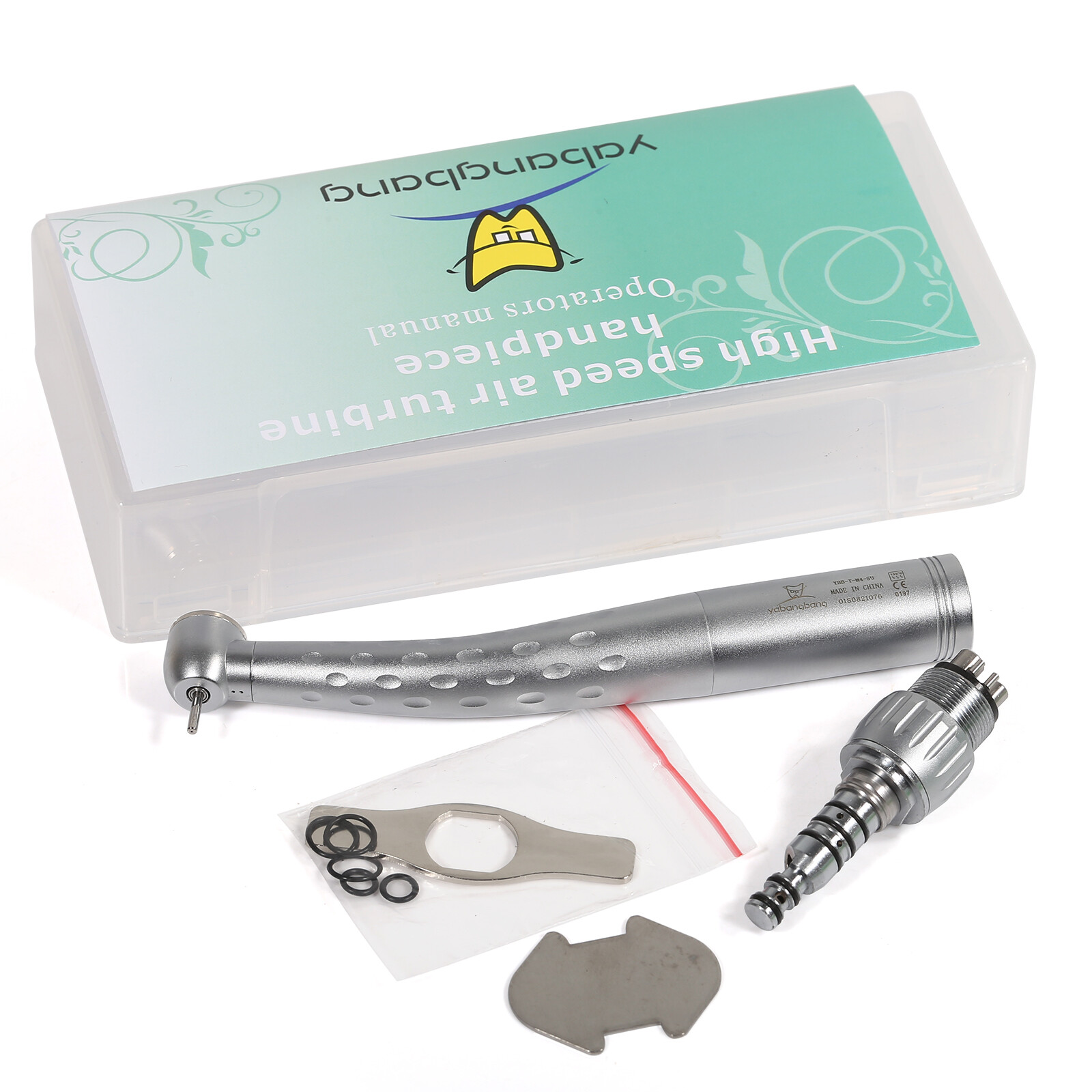 1-10 YABANGBANG Dental High Speed Handpiece / +4Hole Swivel Coupler For KaV GB4