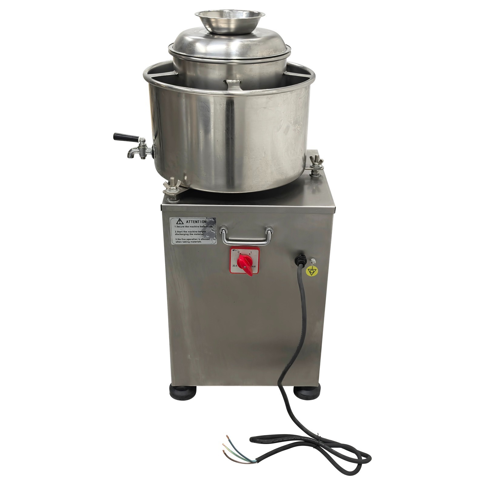 220V Commercial Meatball Beating Meat Puree Making Machine, Stainless Steel Ele