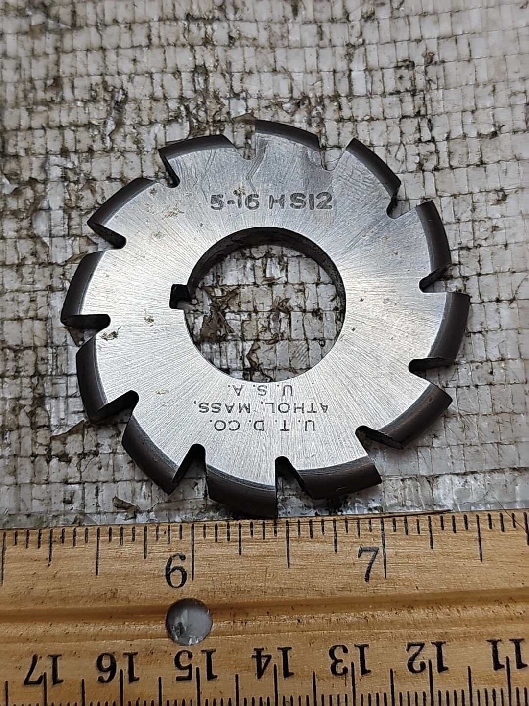 UNION TOOL 2.25″ x 5/16″ x 7/8″ CONVEX 5/16 DIA Side Milling Cutter HSS