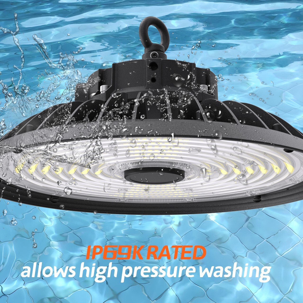 240 Watts UFO LED Light High Bay 5000K Warehouse Industrial Lighting AC 100-277V