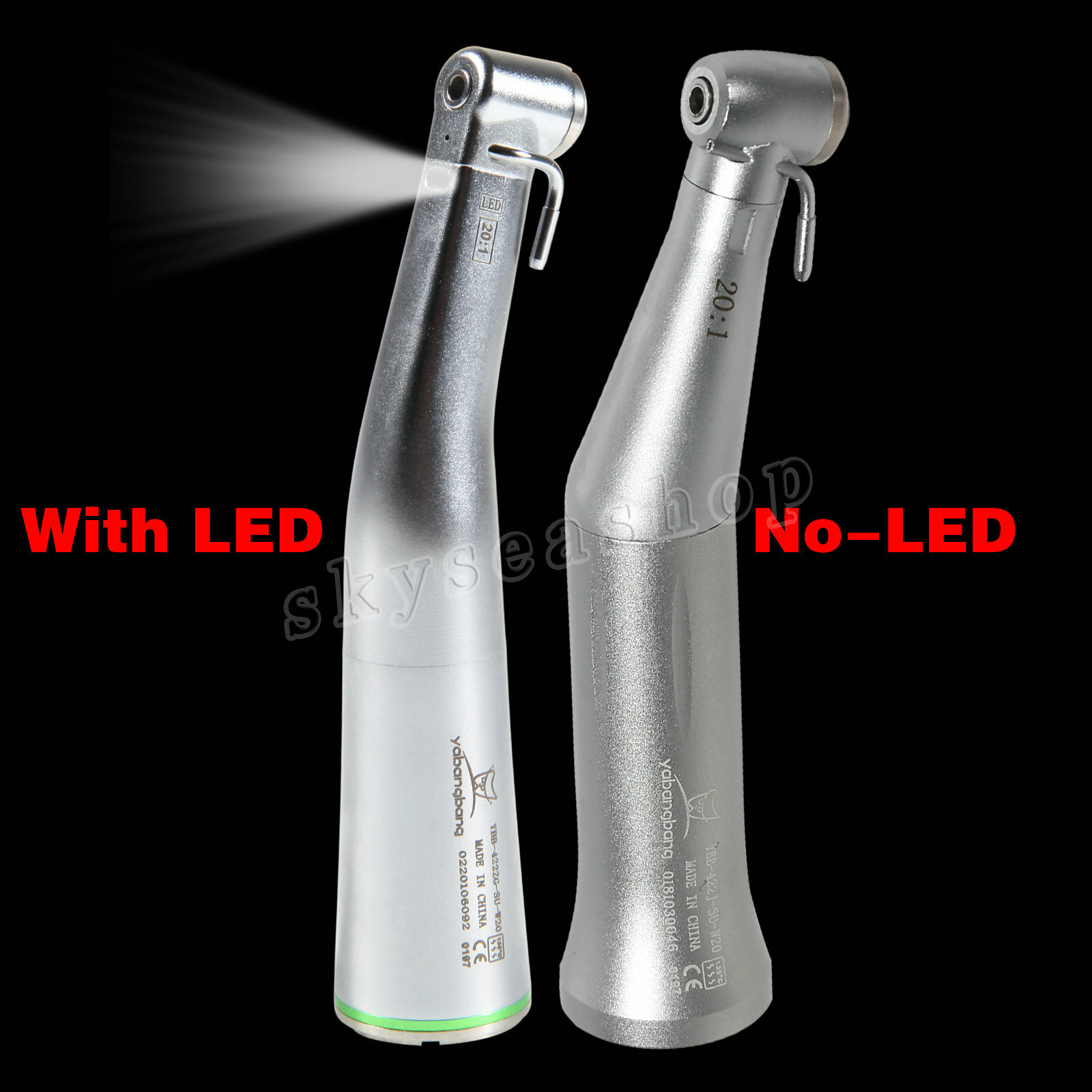 Dental 1:1 1:5 20:1 (LED Optic) Contra Angle Handpiece fit KaVo NSK Sirona bw