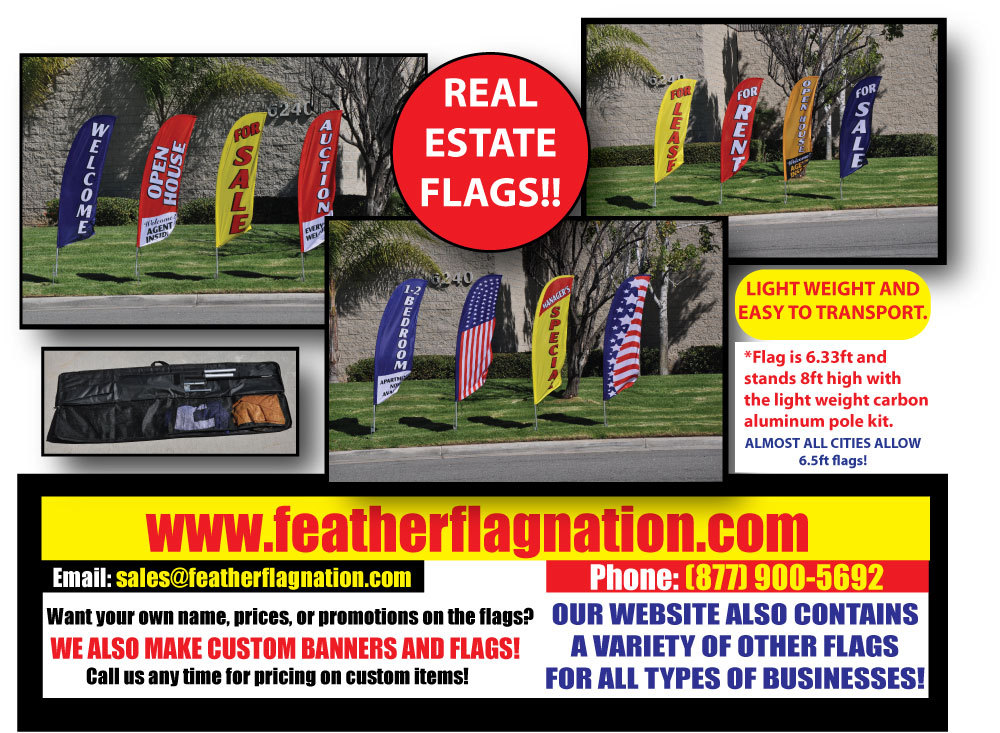Feather Flag Kit CARRY TRAVEL BAG for easy transport of feather flags & Hardware