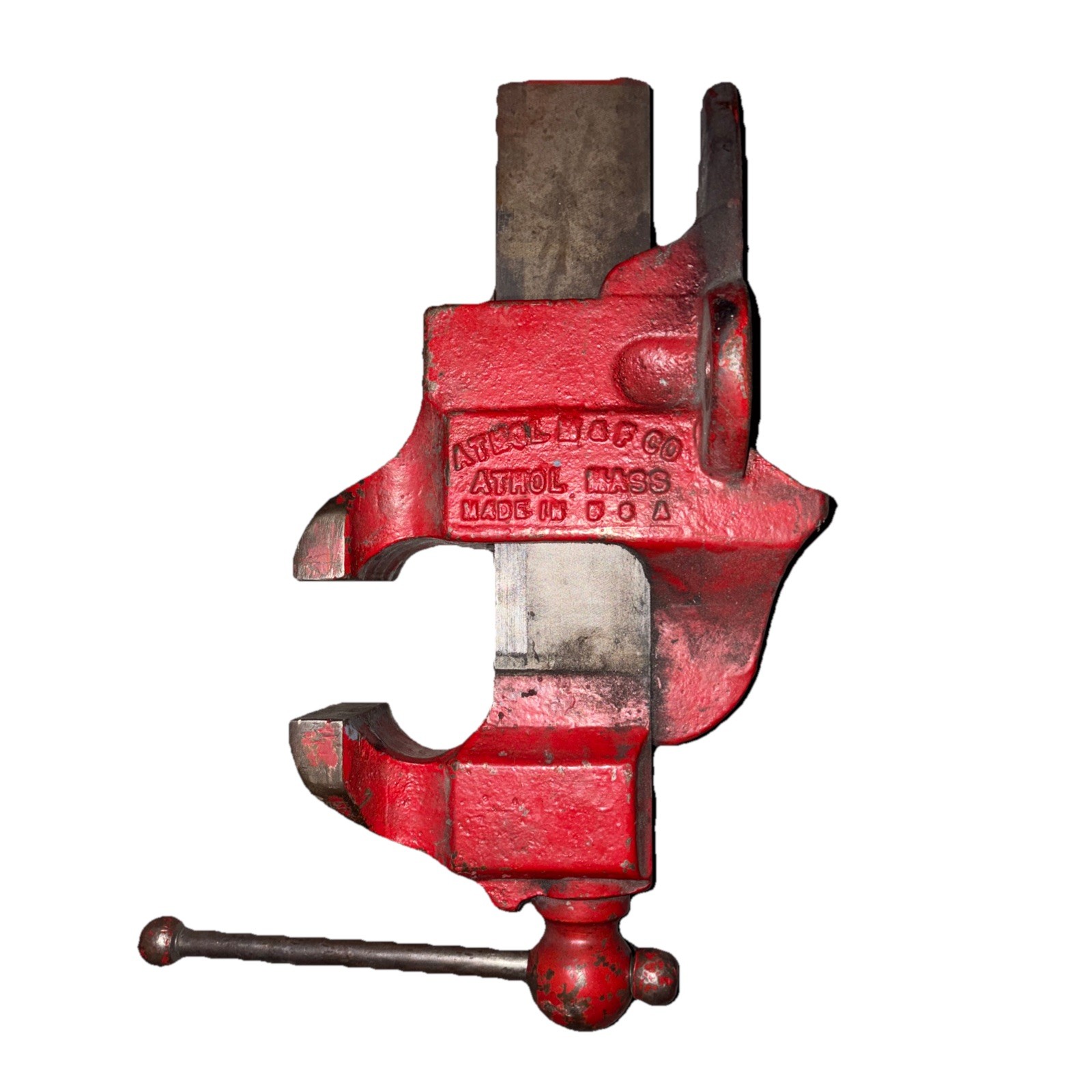 Vintage Athol 614 Machinist Vise USA Complete Functional Pre-Starrett Era Rare!