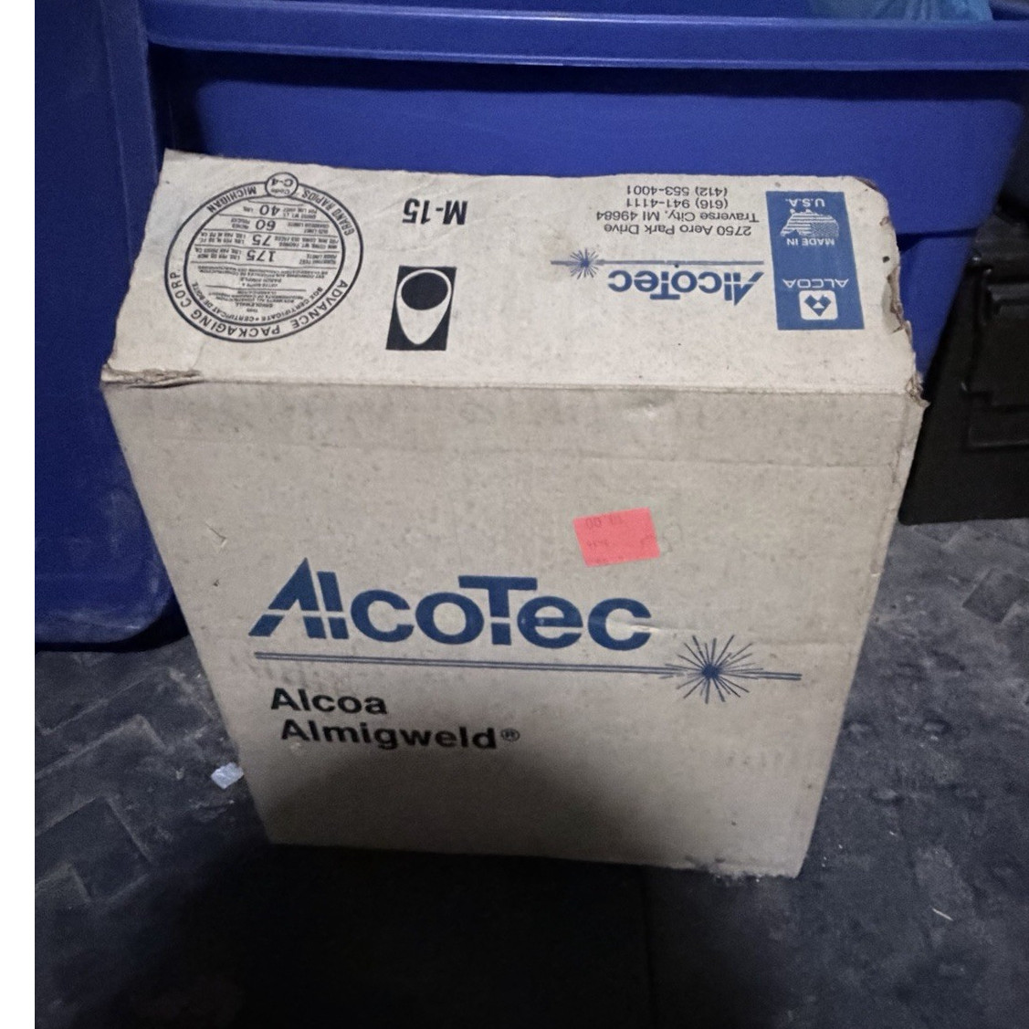 AlcoTec Alcoa Almigweld Aluminum Welding Wire 3/64 in 15 lb Spool M-15