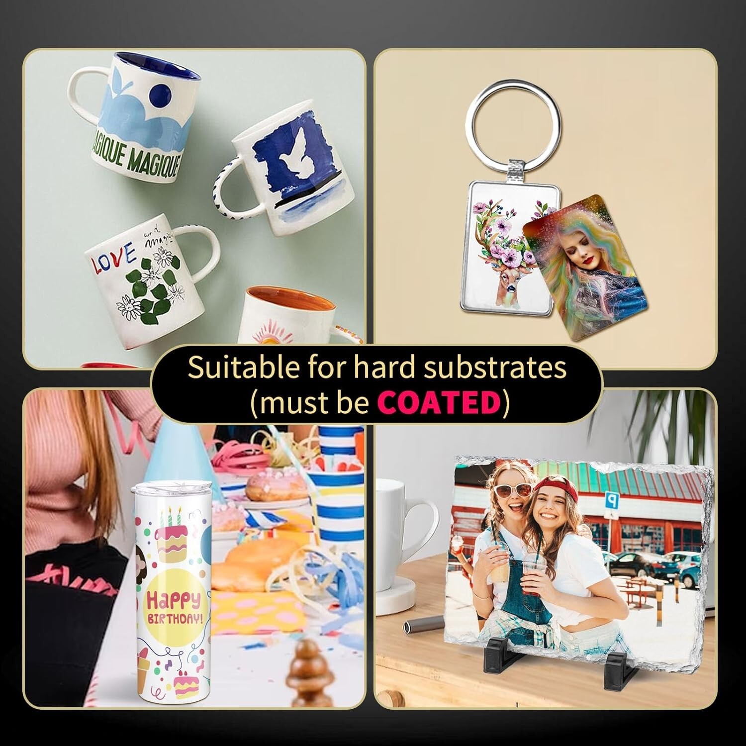 A-SUB Sublimation Paper 125g 8.5×11 110 Sheets for Inkjet Printers Heat Transfer