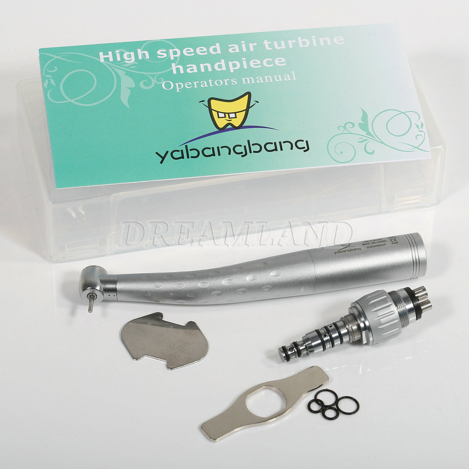 1-10 Packs Dental High Speed Turbine Handpiece with 4-Hole Quick Coupler GB4