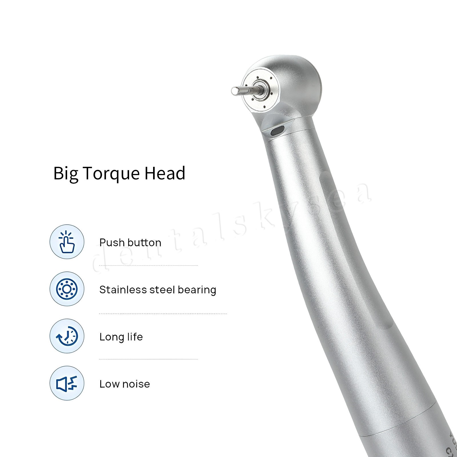 1-10 COXO Dental Fiber Optic LED Turbine Handpiece fit Sirona LED 6H Coupler