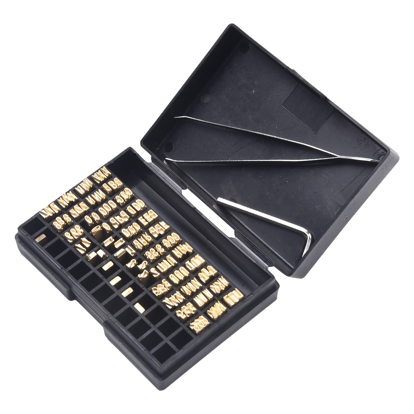 Coding Machine Word Grain Copper Letters Thermal Ribbon Printing Font 120pcs