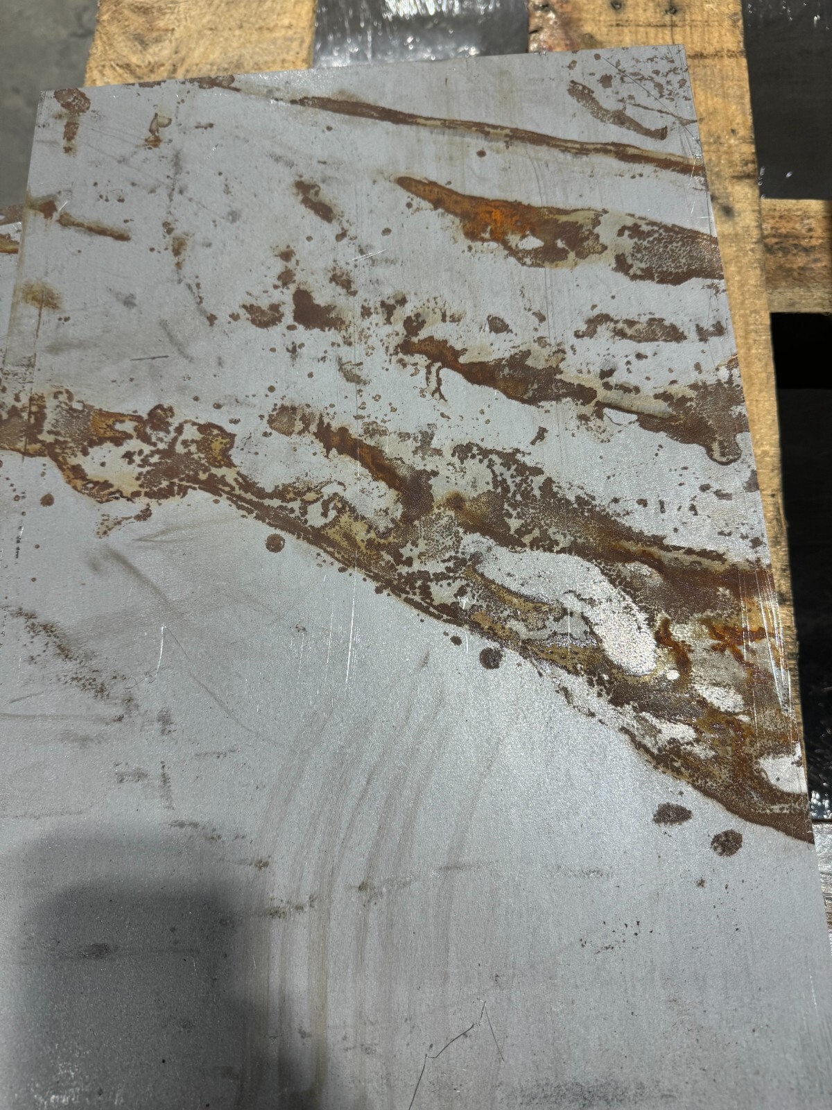 Rusty – 1/8″ x 12″ x 24″ Steel Plate, 1 piece A36 Steel, 0.25″ Thick