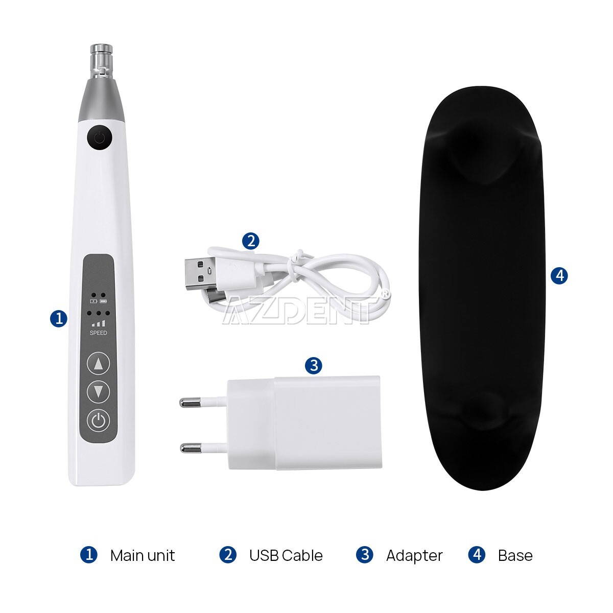 Dental Cordless Electric Hygiene Prophy Handpiece /Contra Angle /Air Motor 4/2H