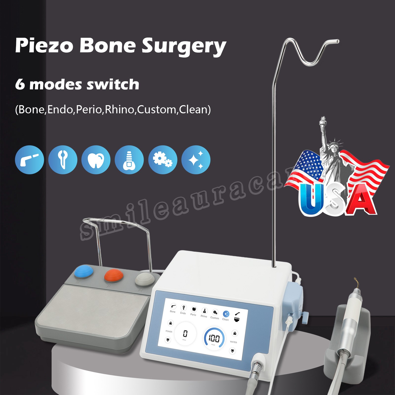 Dental Piezo Surgery Bone Cutter Ultrasonic Bone Piezosurgery Surgical Motor