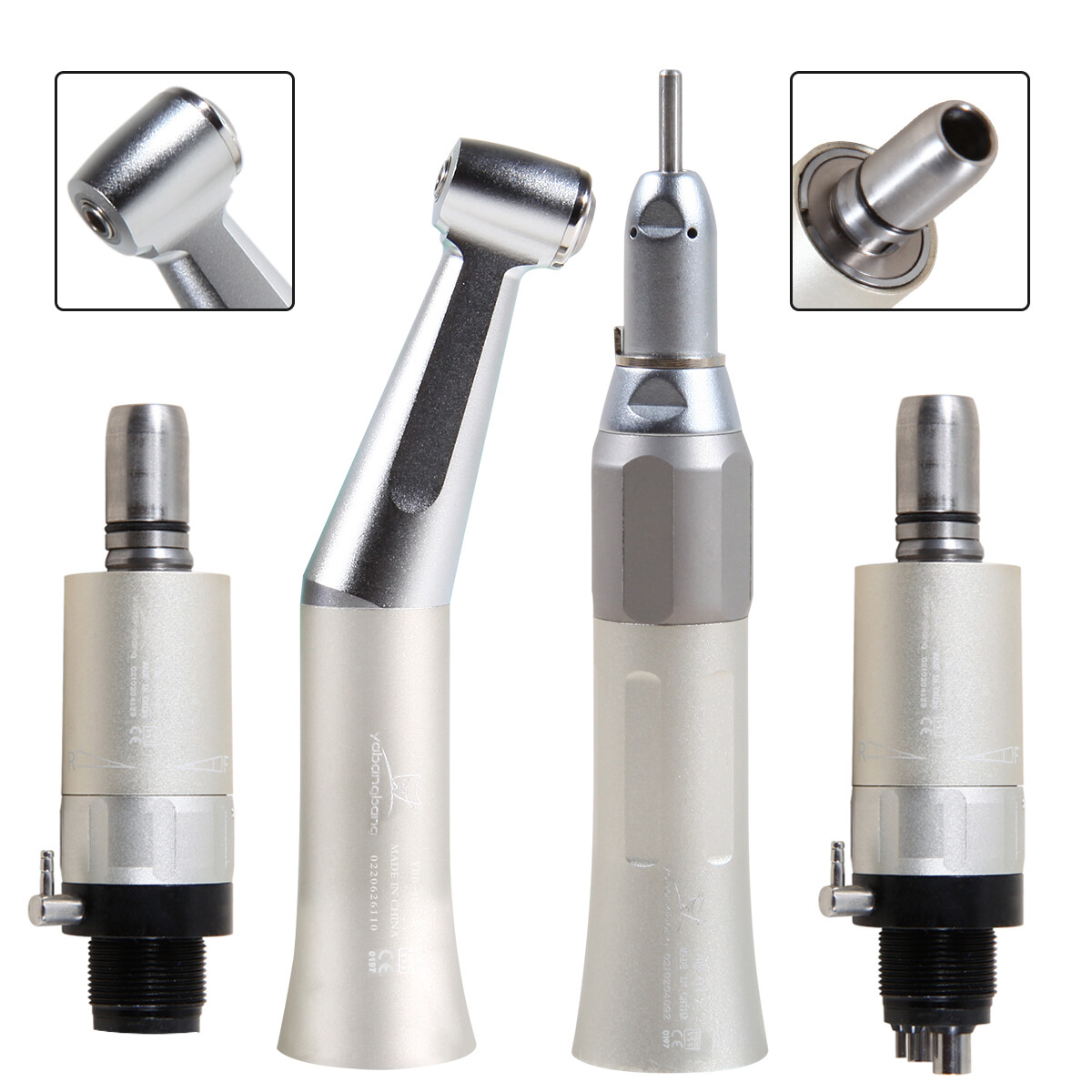 FG1.6mm Dental Slow Low Speed Contra Angle Handpiece NSK Style Friction Grip Bur