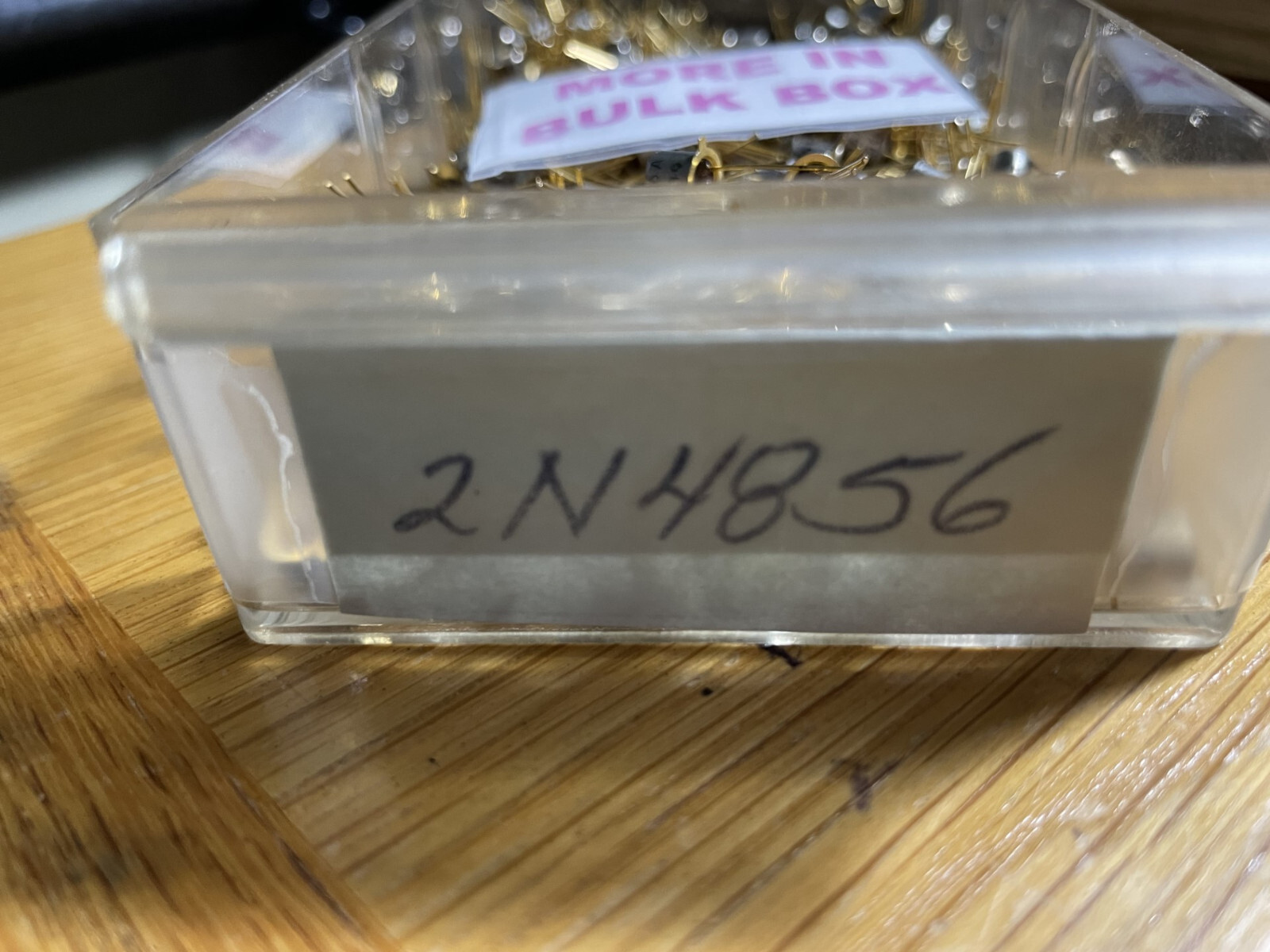 Lots of 2, 5, 10 of 2N4856 with gold leads,N Channel JFET in a TO-18 case
