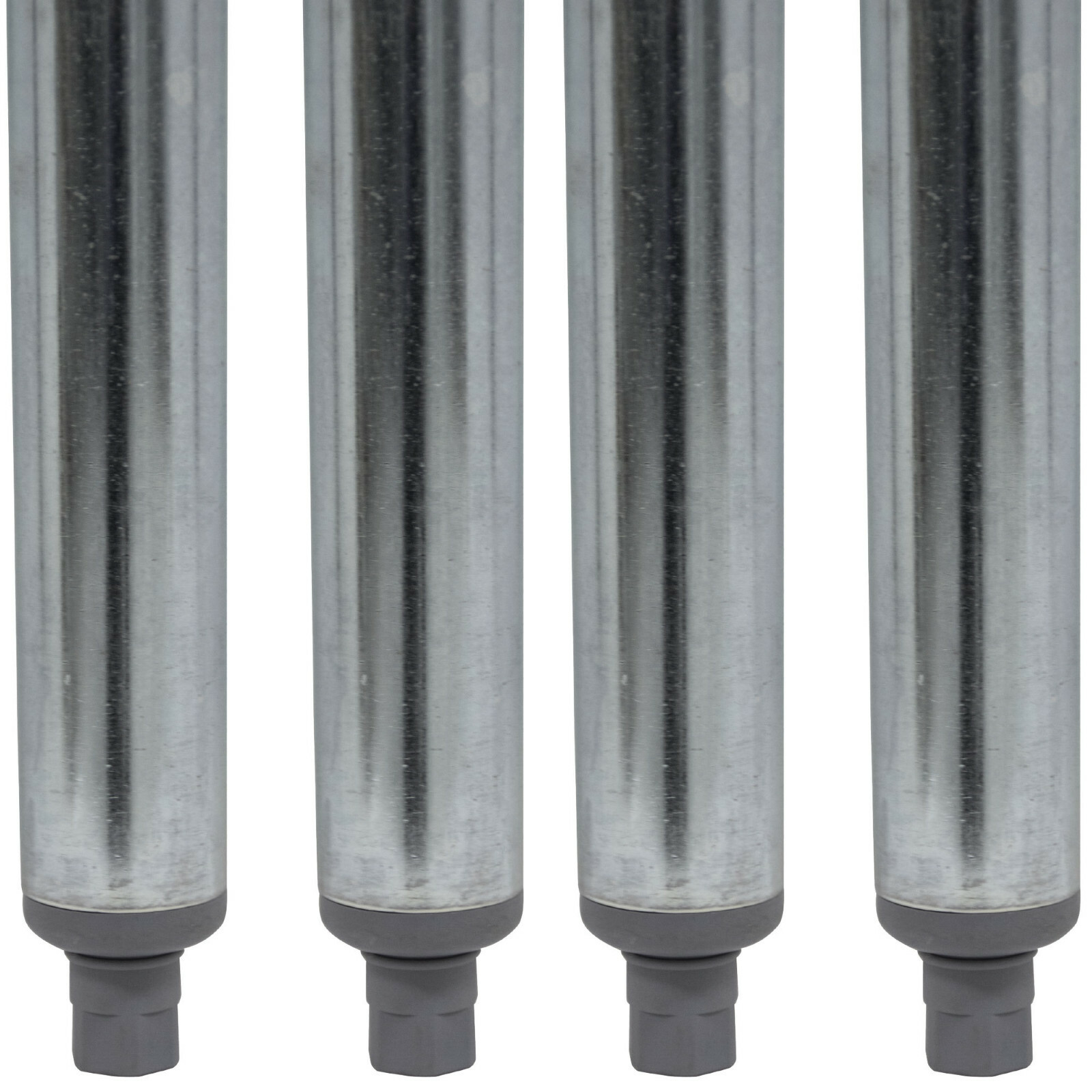 35 1/4″ Galvanized Steel Leg for Work Tables | Set of 4 Legs