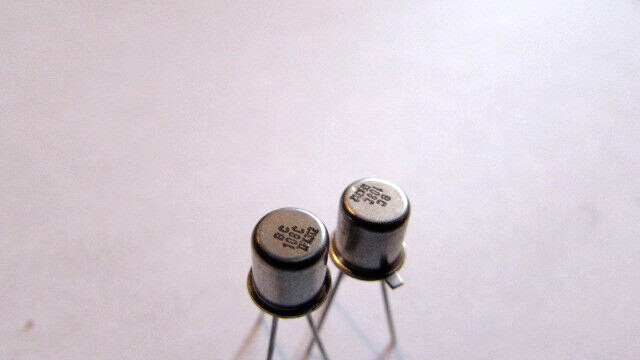 BC108C TELEFUNKEN TRANSISTOR TO-18 OBSOLETE RARE HARD TO FIND 2pcs FUZZ FACE USA